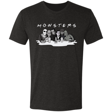 T-Shirts Vintage Black / S MONSTERS Men's Triblend T-Shirt