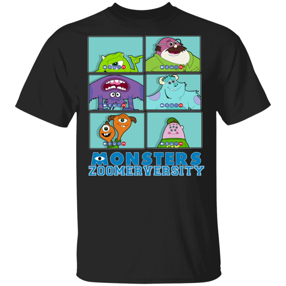 T-Shirts Black / S Monsters Zoomerversity T-Shirt