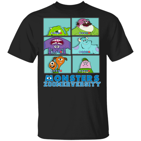 T-Shirts Black / S Monsters Zoomerversity T-Shirt