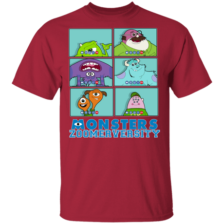 T-Shirts Cardinal / S Monsters Zoomerversity T-Shirt