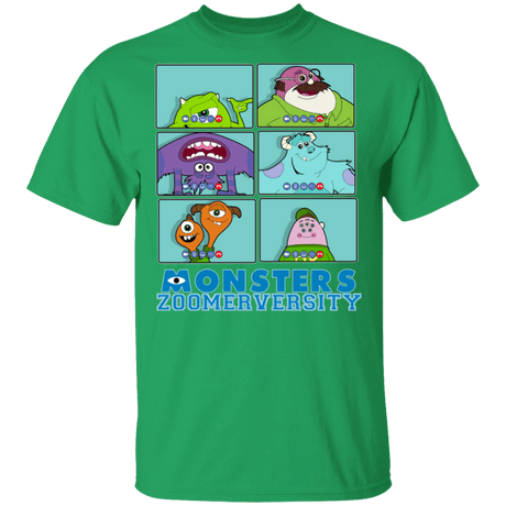 T-Shirts Irish Green / S Monsters Zoomerversity T-Shirt