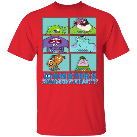 T-Shirts Red / S Monsters Zoomerversity T-Shirt
