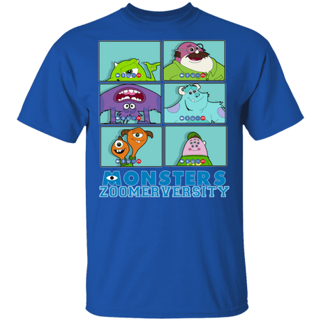 T-Shirts Royal / S Monsters Zoomerversity T-Shirt