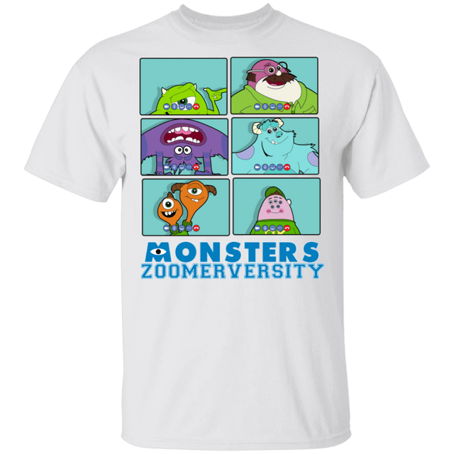 T-Shirts White / S Monsters Zoomerversity T-Shirt