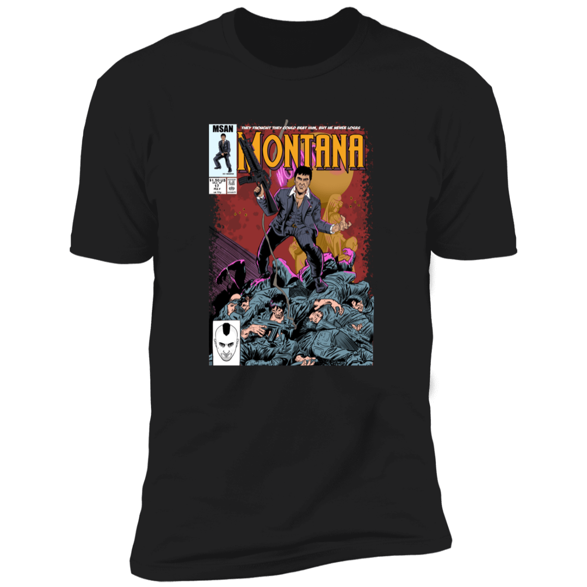 T-Shirts Black / X-Small Montana N1 Men's Premium T-Shirt