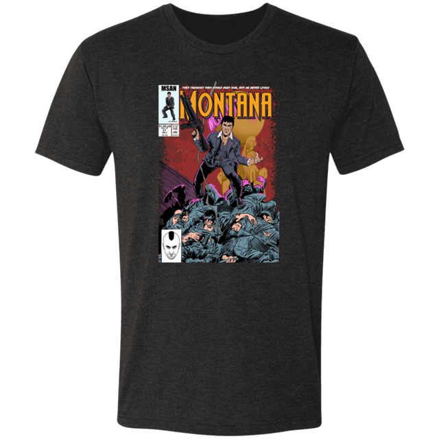 T-Shirts Vintage Black / S Montana N1 Men's Triblend T-Shirt