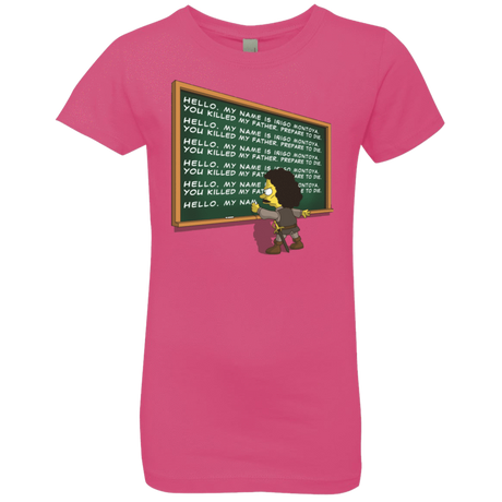 T-Shirts Hot Pink / YXS Montoya Detention Girls Premium T-Shirt