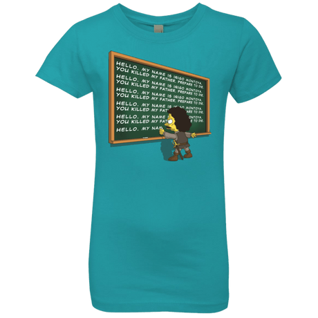 T-Shirts Tahiti Blue / YXS Montoya Detention Girls Premium T-Shirt