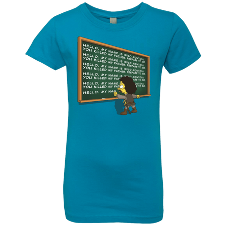 T-Shirts Turquoise / YXS Montoya Detention Girls Premium T-Shirt