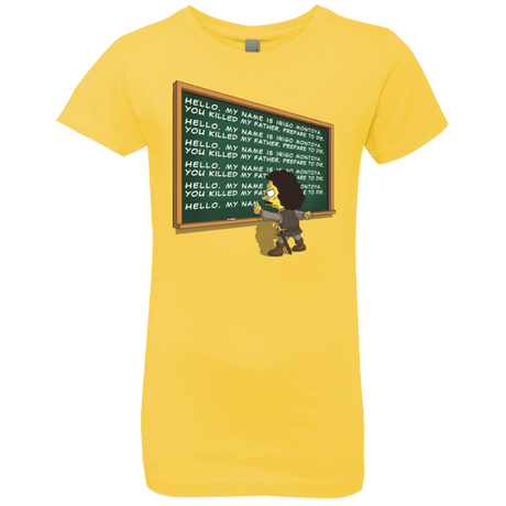 T-Shirts Vibrant Yellow / YXS Montoya Detention Girls Premium T-Shirt