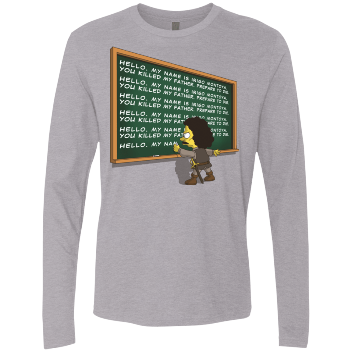 T-Shirts Heather Grey / Small Montoya Detention Men's Premium Long Sleeve