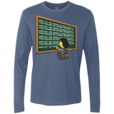 T-Shirts Indigo / Small Montoya Detention Men's Premium Long Sleeve