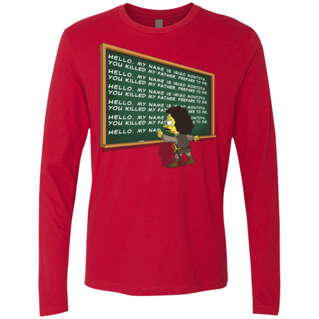 T-Shirts Red / Small Montoya Detention Men's Premium Long Sleeve
