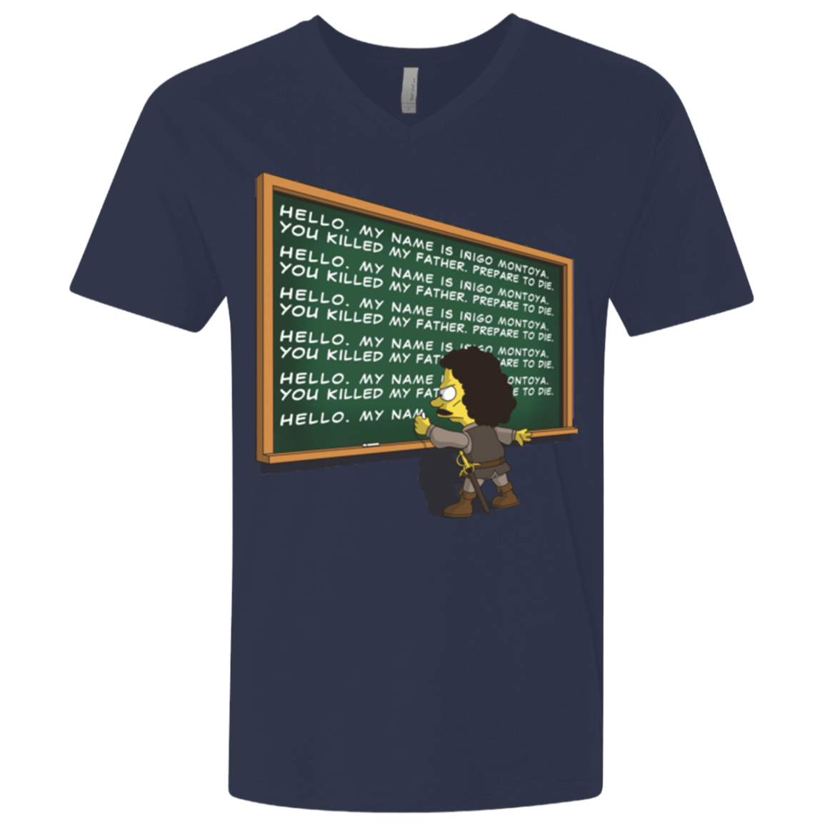 T-Shirts Midnight Navy / X-Small Montoya Detention Men's Premium V-Neck