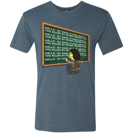 T-Shirts Indigo / Small Montoya Detention Men's Triblend T-Shirt