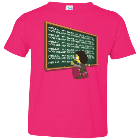 T-Shirts Hot Pink / 2T Montoya Detention Toddler Premium T-Shirt