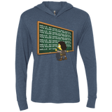 T-Shirts Indigo / X-Small Montoya Detention Triblend Long Sleeve Hoodie Tee