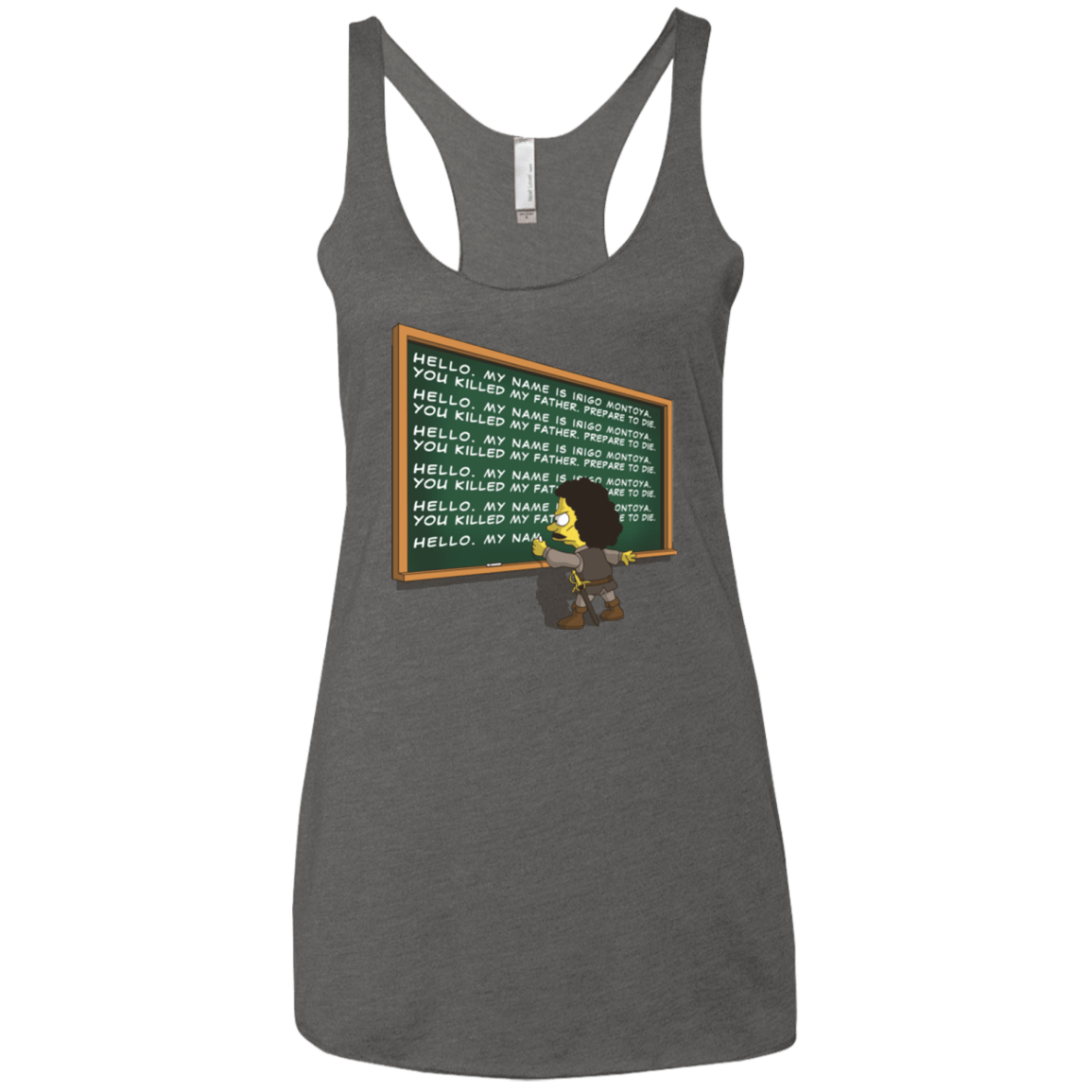 T-Shirts Premium Heather / X-Small Montoya Detention Women's Triblend Racerback Tank