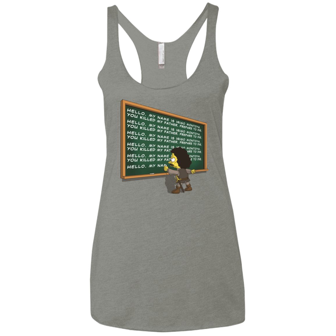 T-Shirts Venetian Grey / X-Small Montoya Detention Women's Triblend Racerback Tank