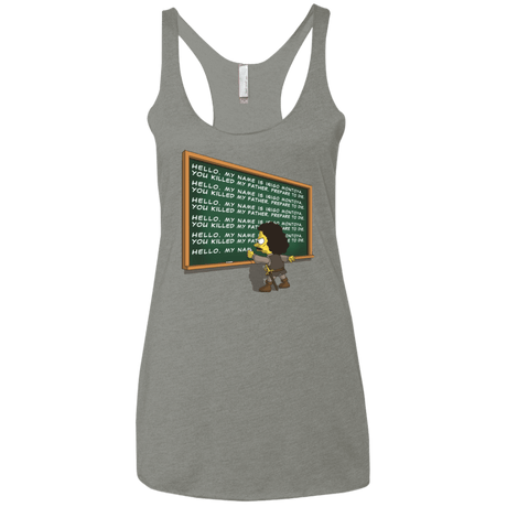 T-Shirts Venetian Grey / X-Small Montoya Detention Women's Triblend Racerback Tank