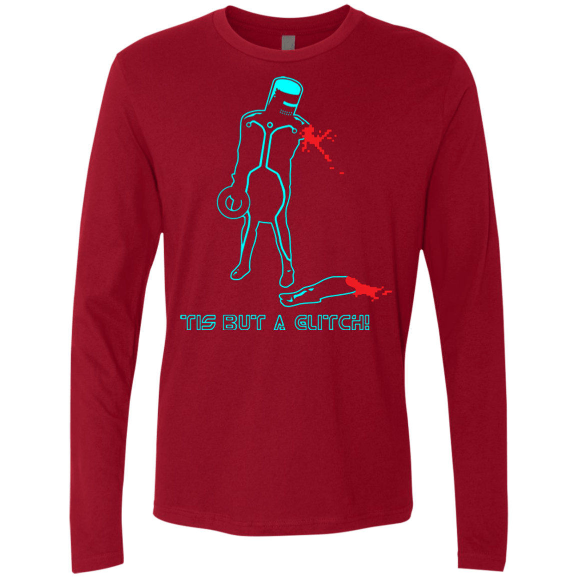 T-Shirts Cardinal / Small Monty Pytron Men's Premium Long Sleeve