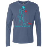 T-Shirts Indigo / Small Monty Pytron Men's Premium Long Sleeve