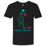 T-Shirts Black / X-Small Monty Pytron Men's Premium V-Neck