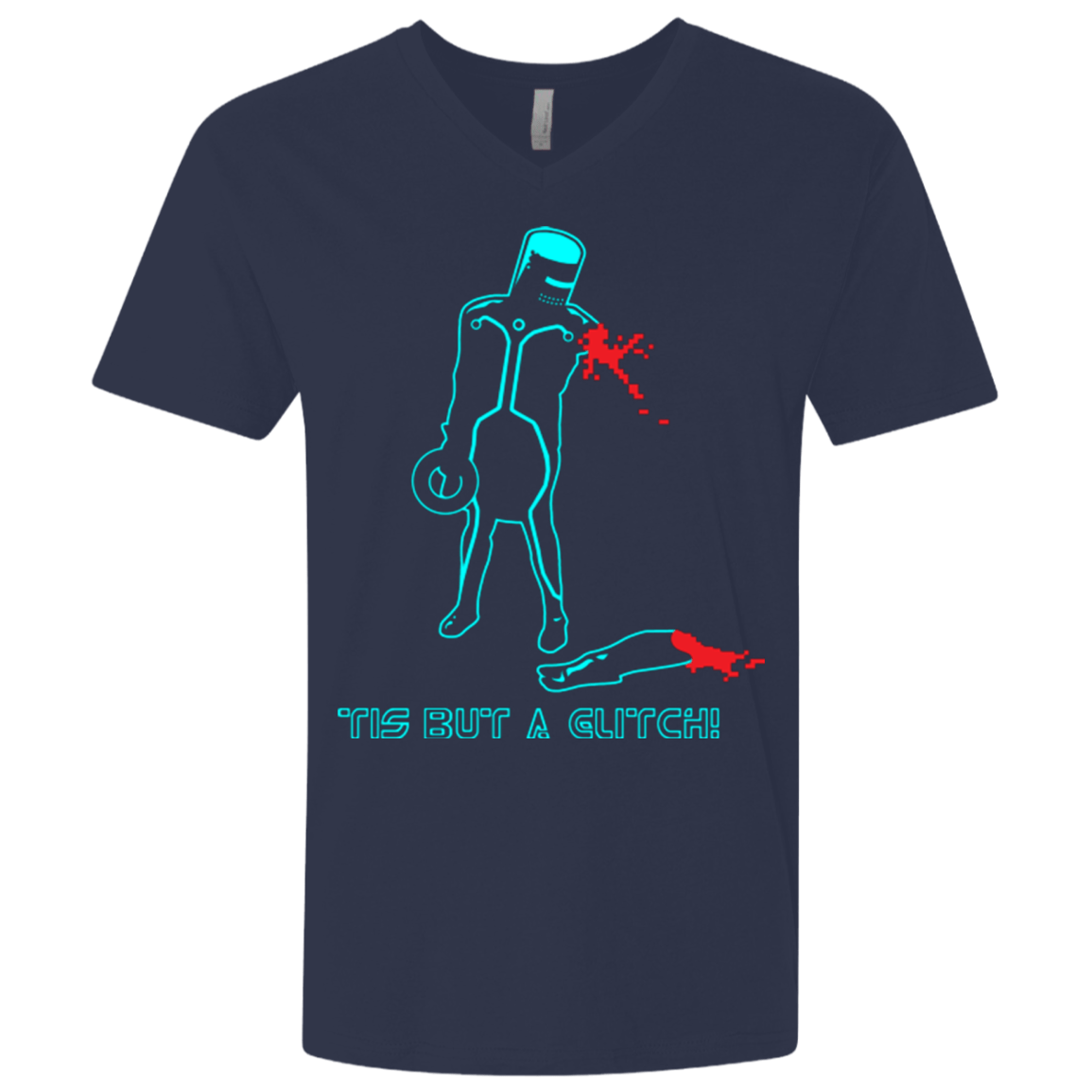 T-Shirts Midnight Navy / X-Small Monty Pytron Men's Premium V-Neck