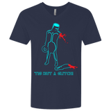 T-Shirts Midnight Navy / X-Small Monty Pytron Men's Premium V-Neck