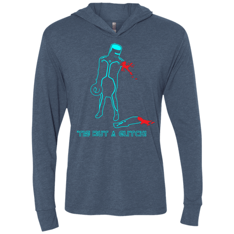 T-Shirts Indigo / X-Small Monty Pytron Triblend Long Sleeve Hoodie Tee