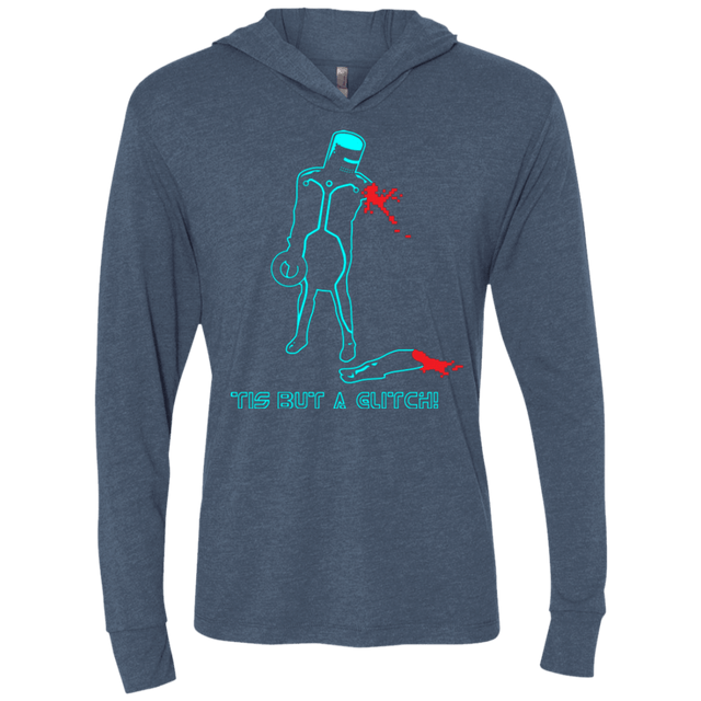 T-Shirts Indigo / X-Small Monty Pytron Triblend Long Sleeve Hoodie Tee