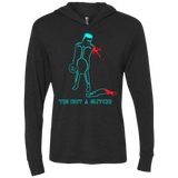 T-Shirts Vintage Black / X-Small Monty Pytron Triblend Long Sleeve Hoodie Tee