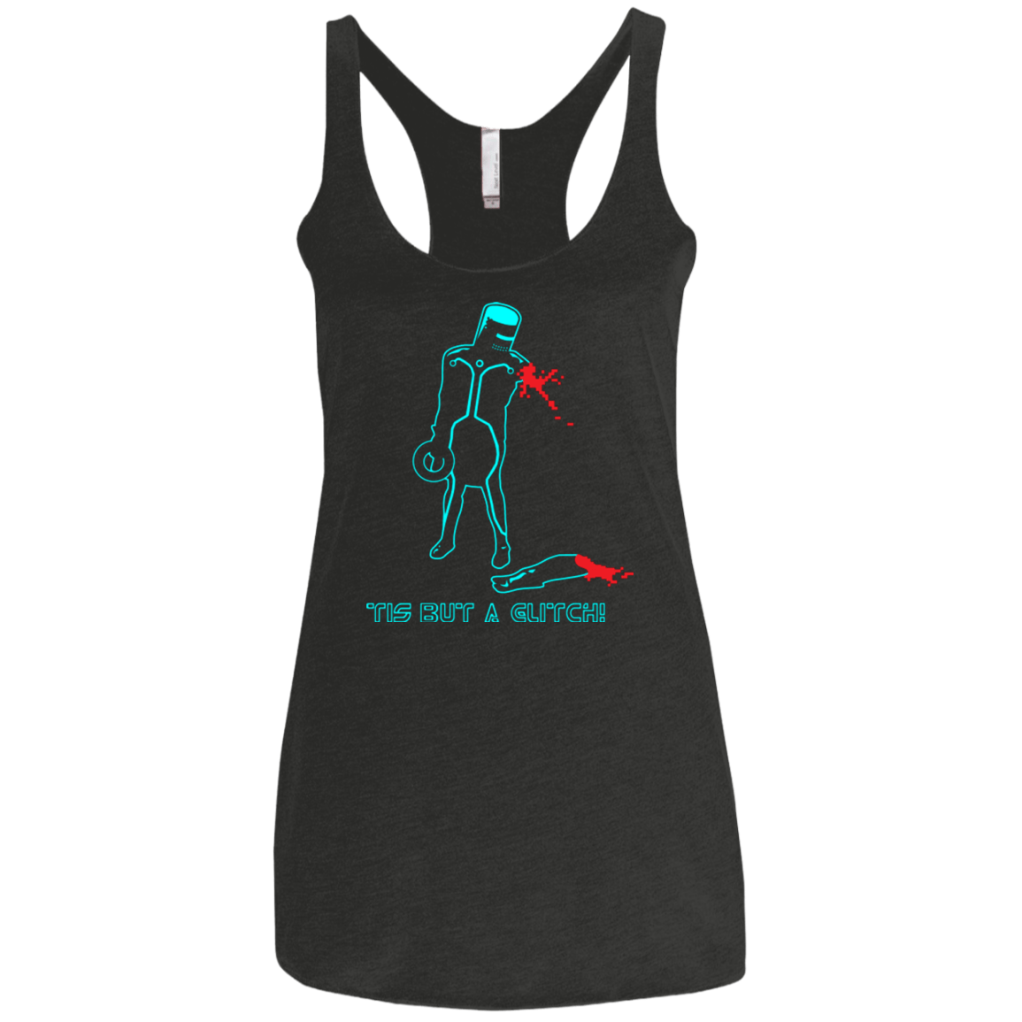 T-Shirts Vintage Black / X-Small Monty Pytron Women's Triblend Racerback Tank