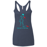 T-Shirts Vintage Navy / X-Small Monty Pytron Women's Triblend Racerback Tank