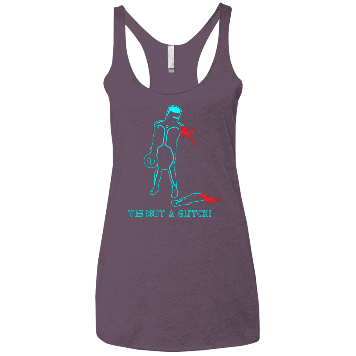 T-Shirts Vintage Purple / X-Small Monty Pytron Women's Triblend Racerback Tank