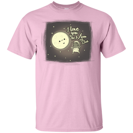 T-Shirts Light Pink / S Moon and Back T-Shirt