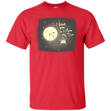 T-Shirts Red / S Moon and Back T-Shirt