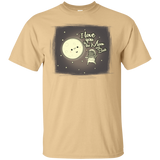 T-Shirts Vegas Gold / S Moon and Back T-Shirt
