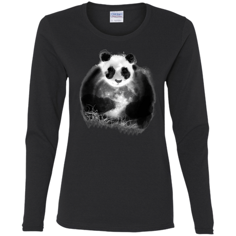 T-Shirts Black / S Moon Catcher Women's Long Sleeve T-Shirt