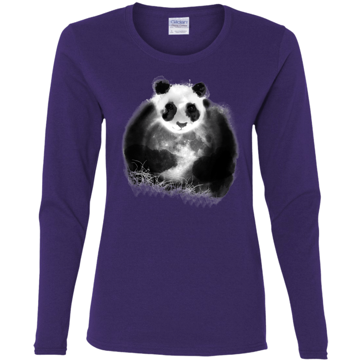 T-Shirts Purple / S Moon Catcher Women's Long Sleeve T-Shirt