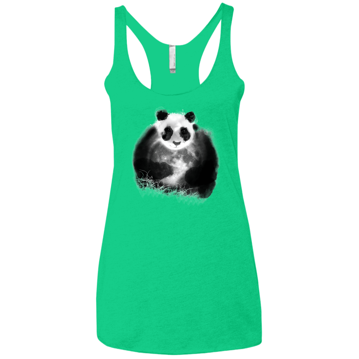 Moon Catcher Women's Triblend Racerback Tank