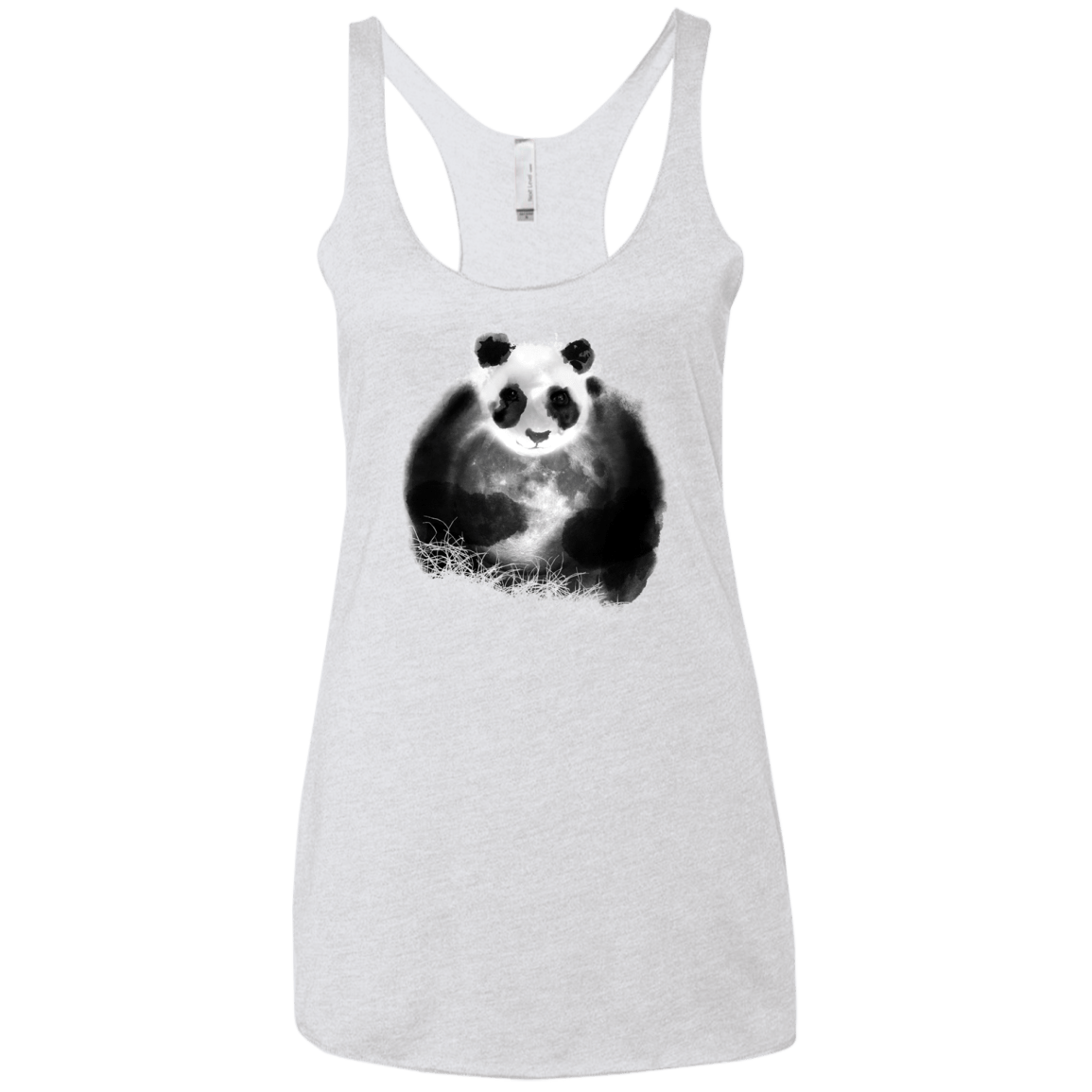 Moon Catcher Women's Triblend Racerback Tank