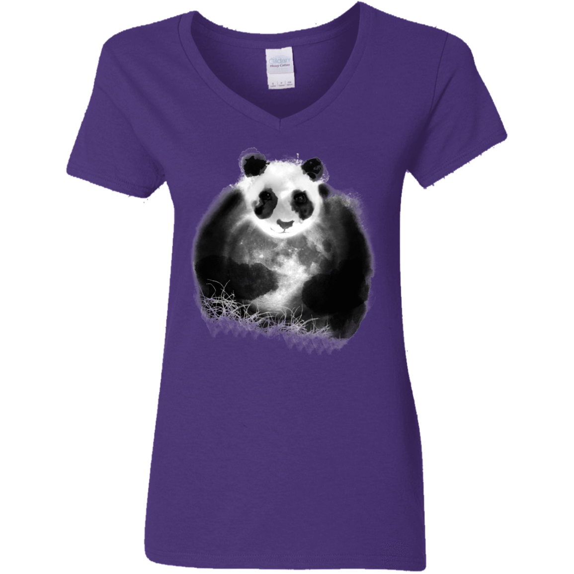 T-Shirts Purple / S Moon Catcher Women's V-Neck T-Shirt