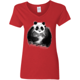 T-Shirts Red / S Moon Catcher Women's V-Neck T-Shirt