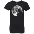 T-Shirts Black / YXS Moon Girls Premium T-Shirt