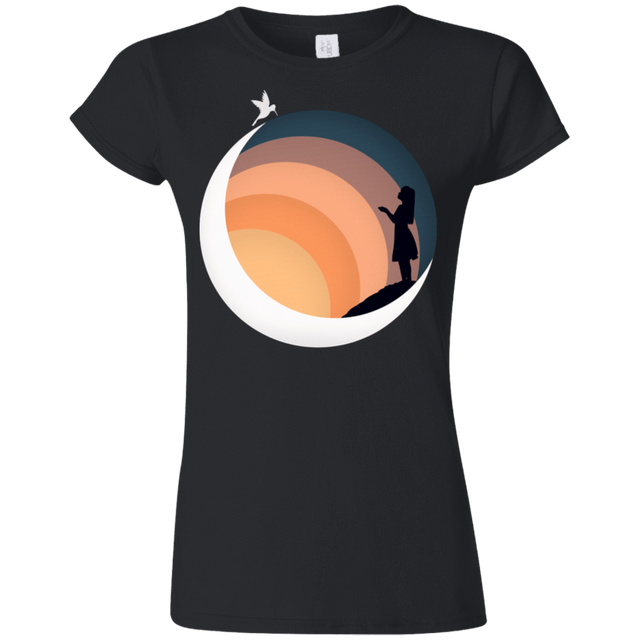 T-Shirts Black / S Moon Junior Slimmer-Fit T-Shirt