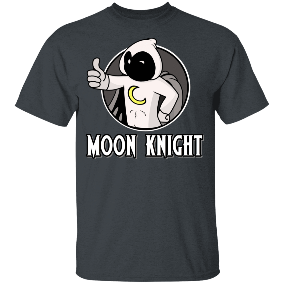 T-Shirts Dark Heather / YXS Moon Knight Thumbs Up Youth T-Shirt