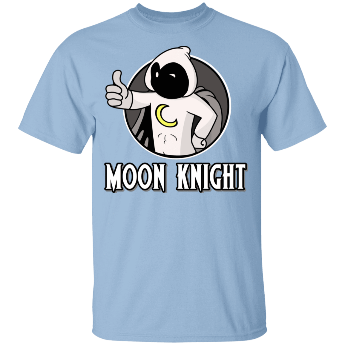 T-Shirts Light Blue / YXS Moon Knight Thumbs Up Youth T-Shirt
