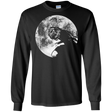 T-Shirts Black / S Moon Men's Long Sleeve T-Shirt