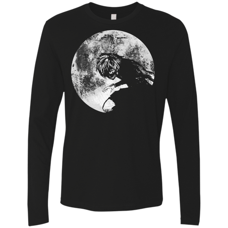 T-Shirts Black / S Moon Men's Premium Long Sleeve